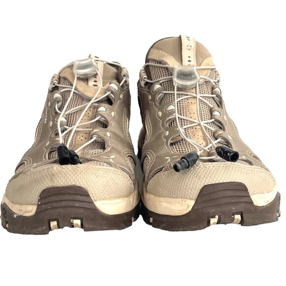 SOLD!! Salomon Womens 7.5 Beige Techamphibian 2 Water Mesh Trail Hiking Shoes - Picture 7 of 11
